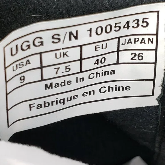 UGG Silva Moto Boots Leather Nubuck Harness Zip Slouchy Snakeskin size 9 EU 40 - Picture 8 of 15